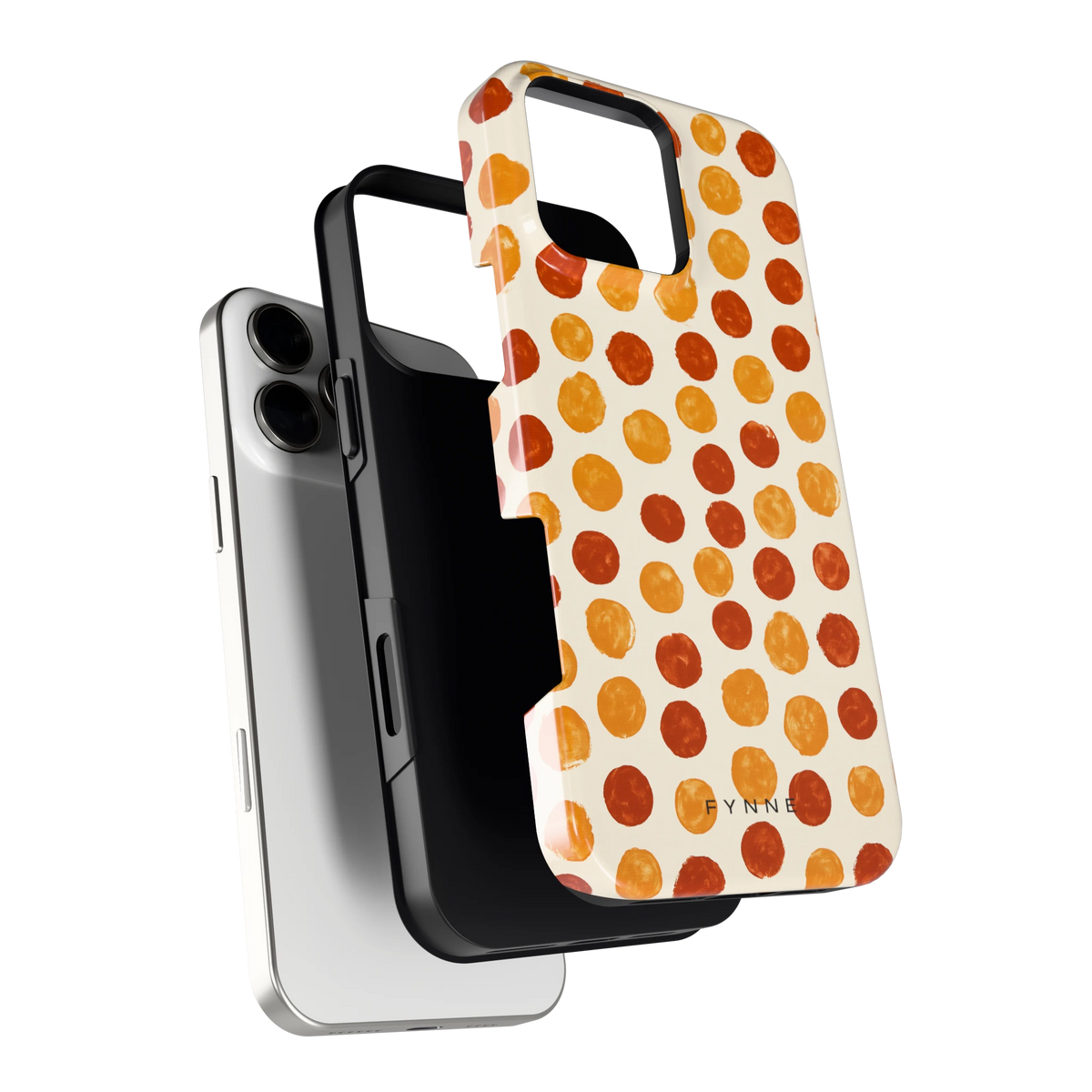 Geverfde Stippen hoesje voor iPhone 16 Pro Max, los van de telefoon