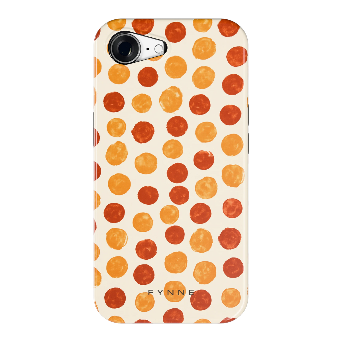 Geverfde Stippen hoesje voor iPhone 16e, achterkant