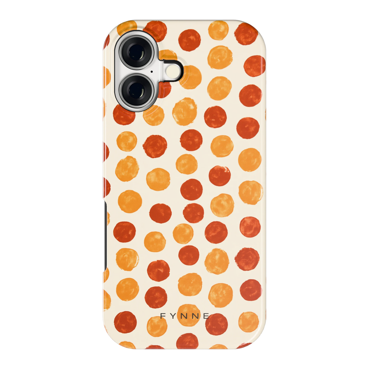 Geverfde Stippen hoesje voor iPhone 17, achterkant