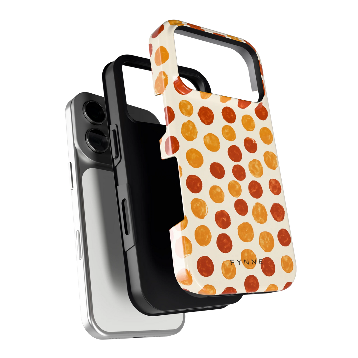 Geverfde Stippen hoesje voor iPhone 17 Pro, los van de telefoon