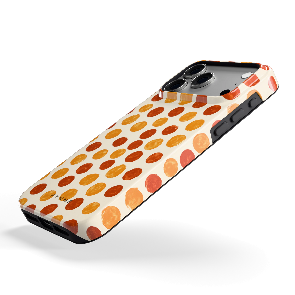 Geverfde Stippen hoesje voor iPhone 18 Pro Max, schuin