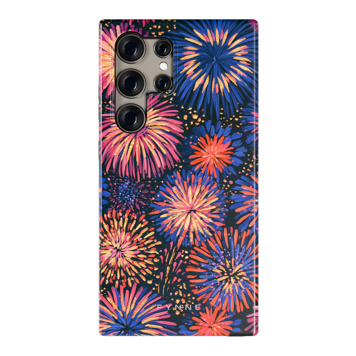 Beschilderd vuurwerk hoesje voor Galaxy S24 Ultra, achterkant