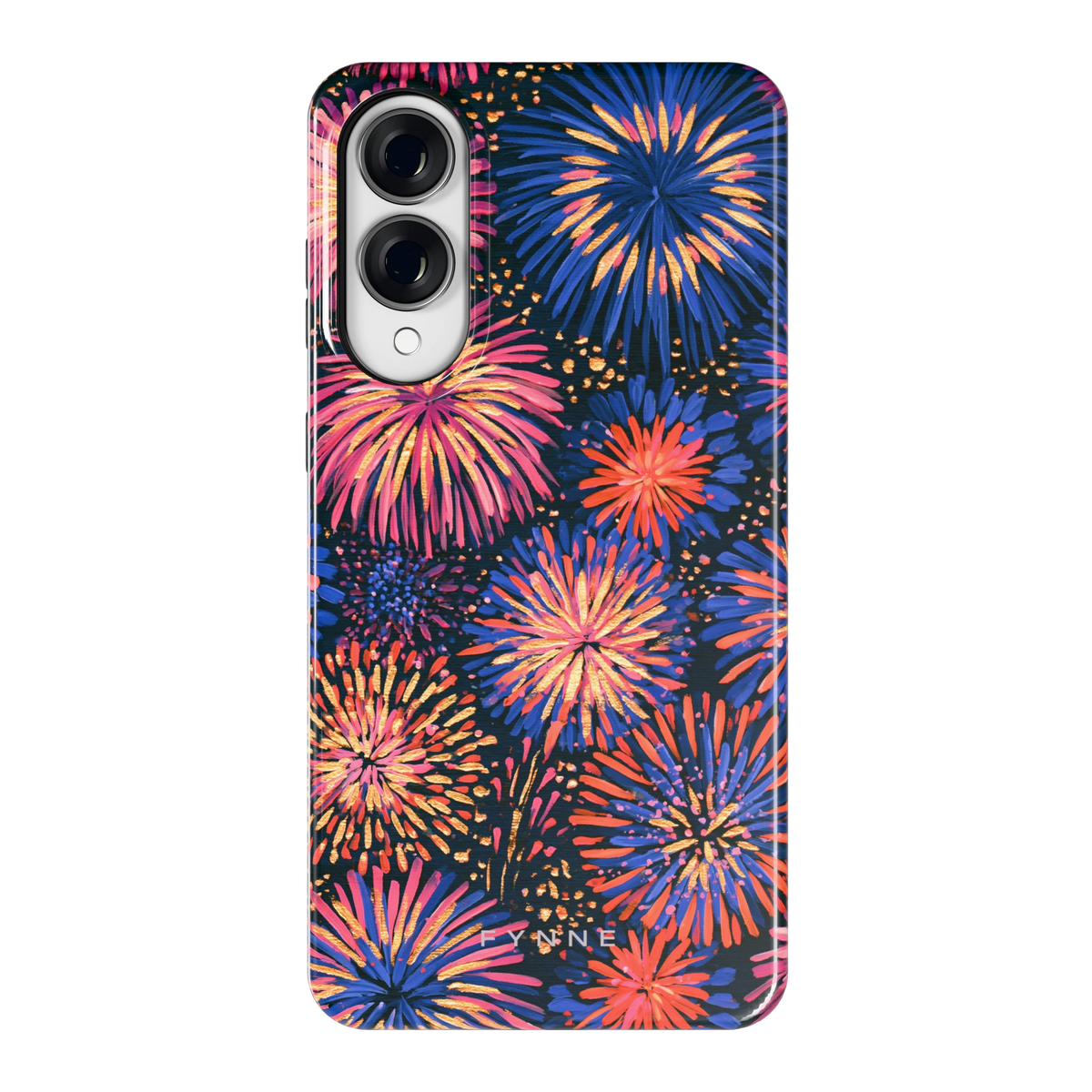 Beschilderd vuurwerk hoesje voor Galaxy S25 Edge, achterkant
