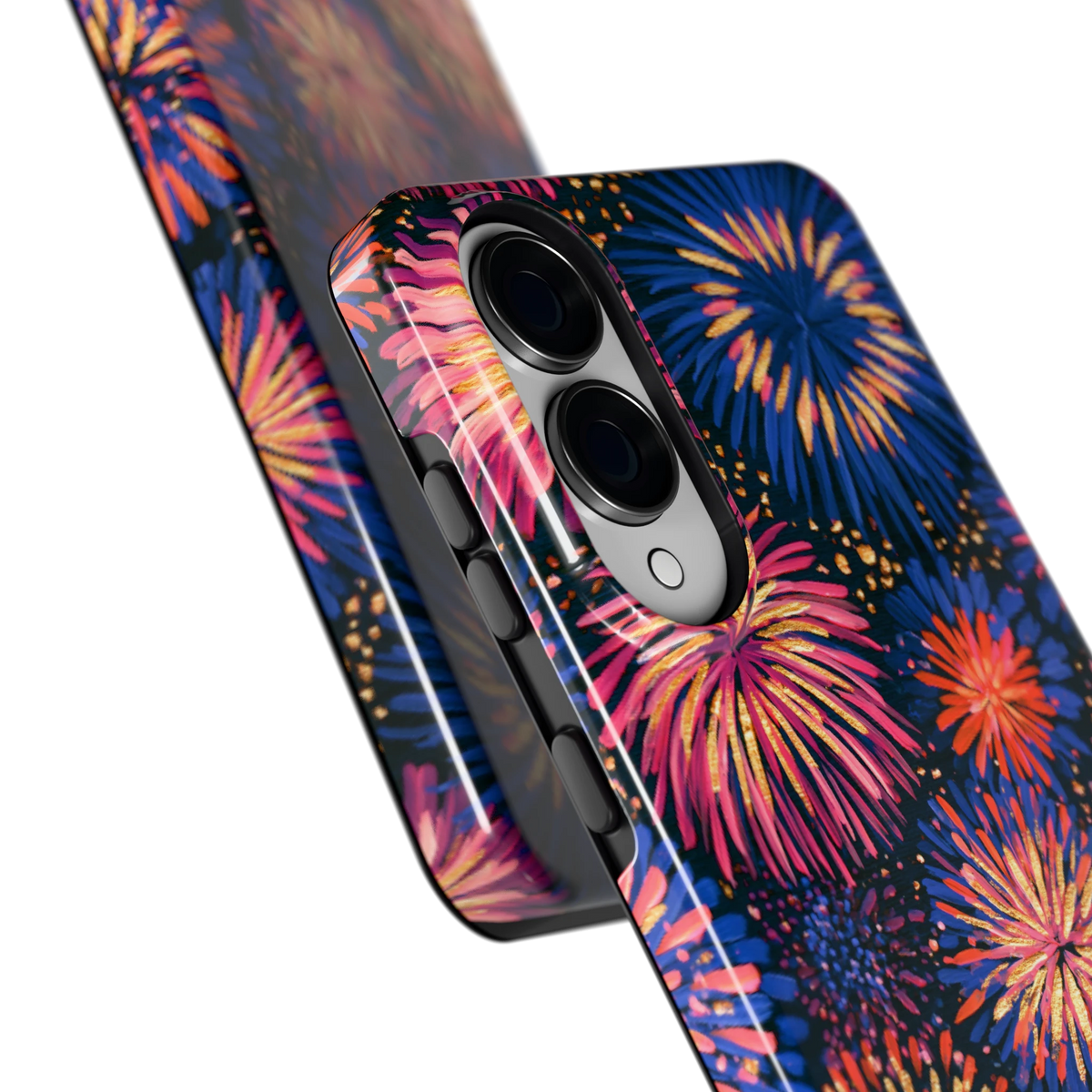 Beschilderd vuurwerk hoesje voor Galaxy S25 Edge, close-up