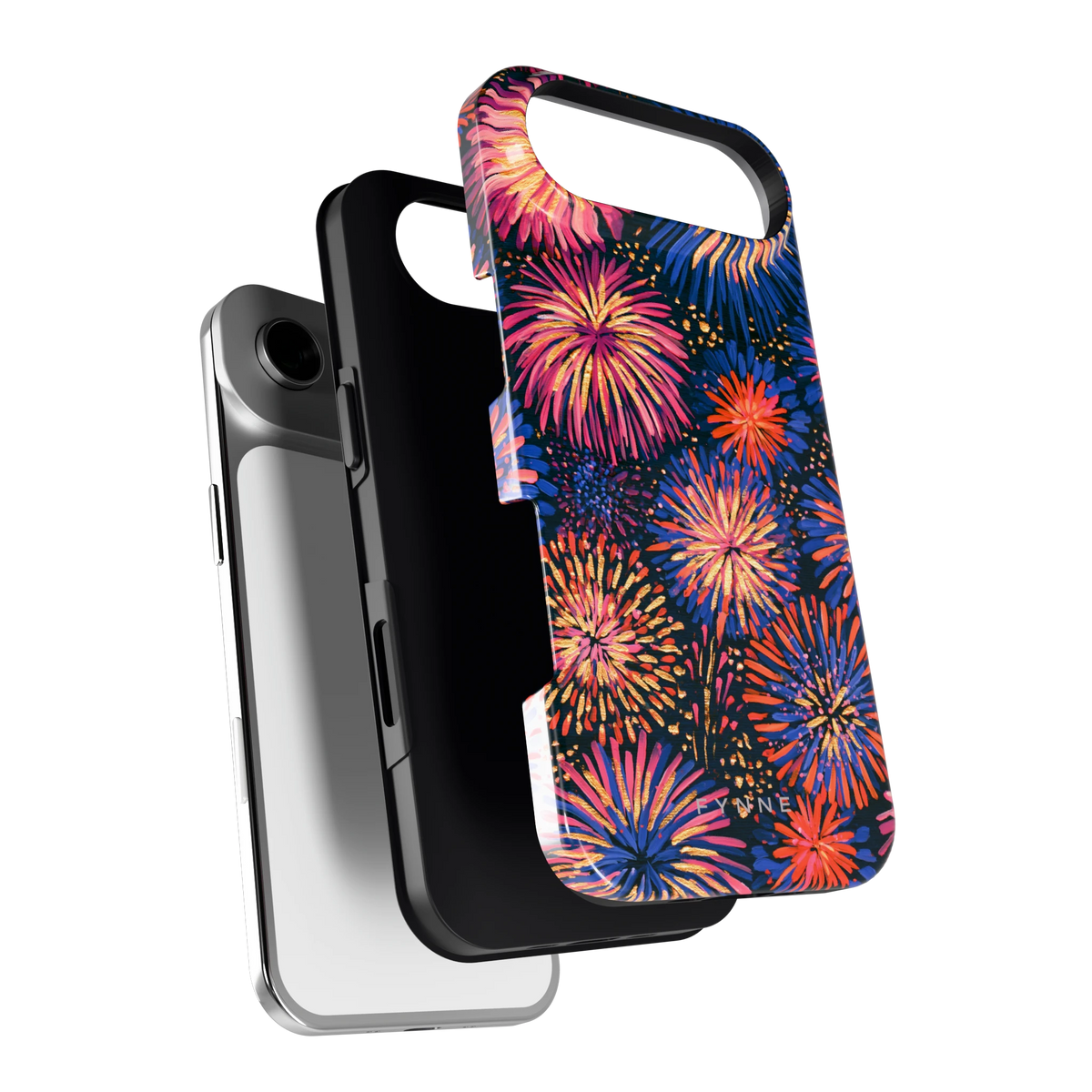 Beschilderd vuurwerk hoesje voor iPhone Air, los van de telefoon