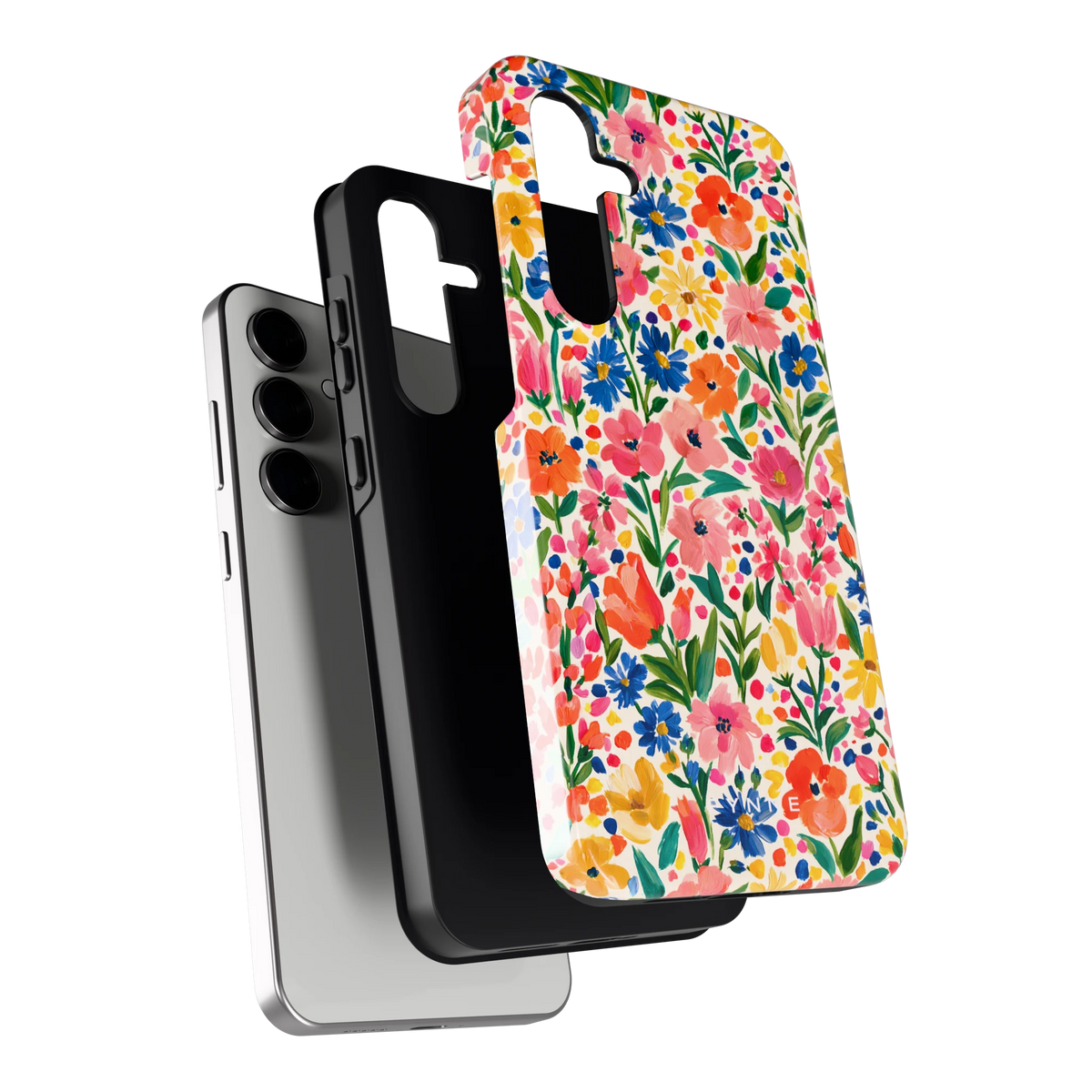 Geschilderd Bloemenveld hoesje voor Galaxy S24 FE, los van de telefoon