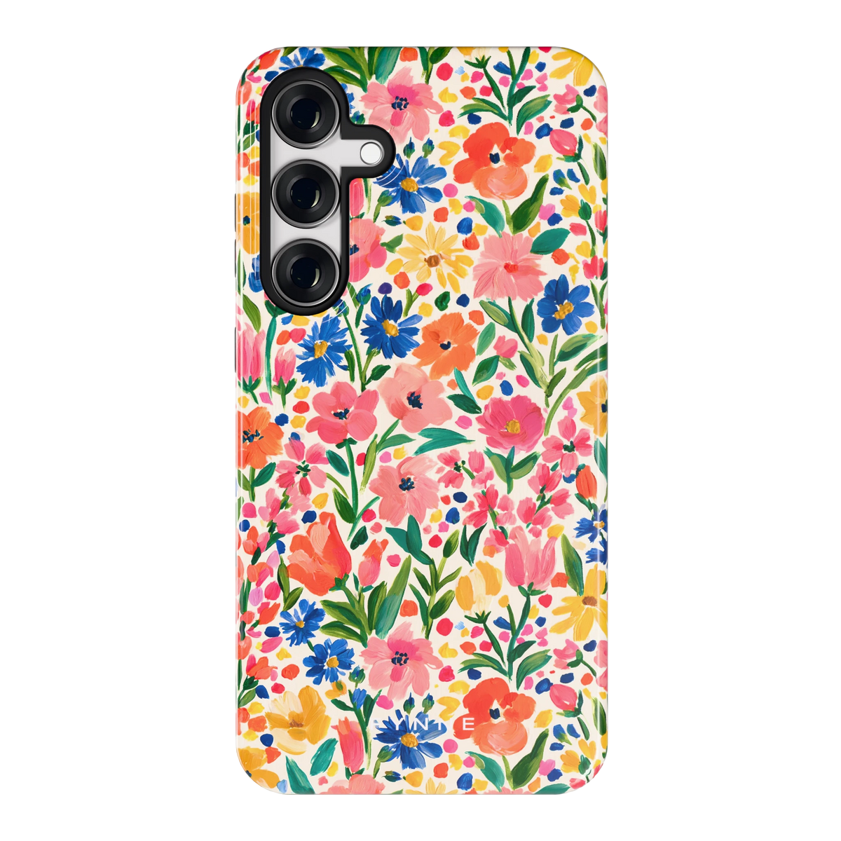 Geschilderd Bloemenveld hoesje voor Galaxy S24+, achterkant
