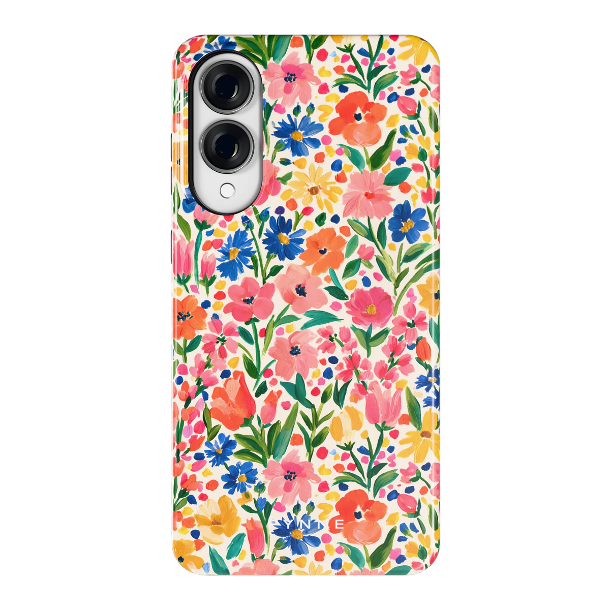 Geschilderd Bloemenveld hoesje voor Galaxy S25 Edge, achterkant