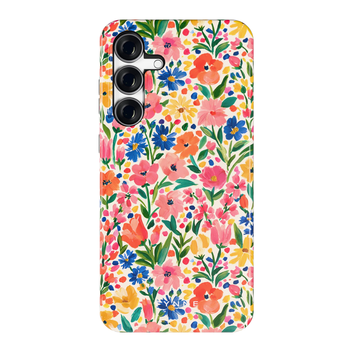 Geschilderd Bloemenveld hoesje voor Galaxy S25 FE, achterkant