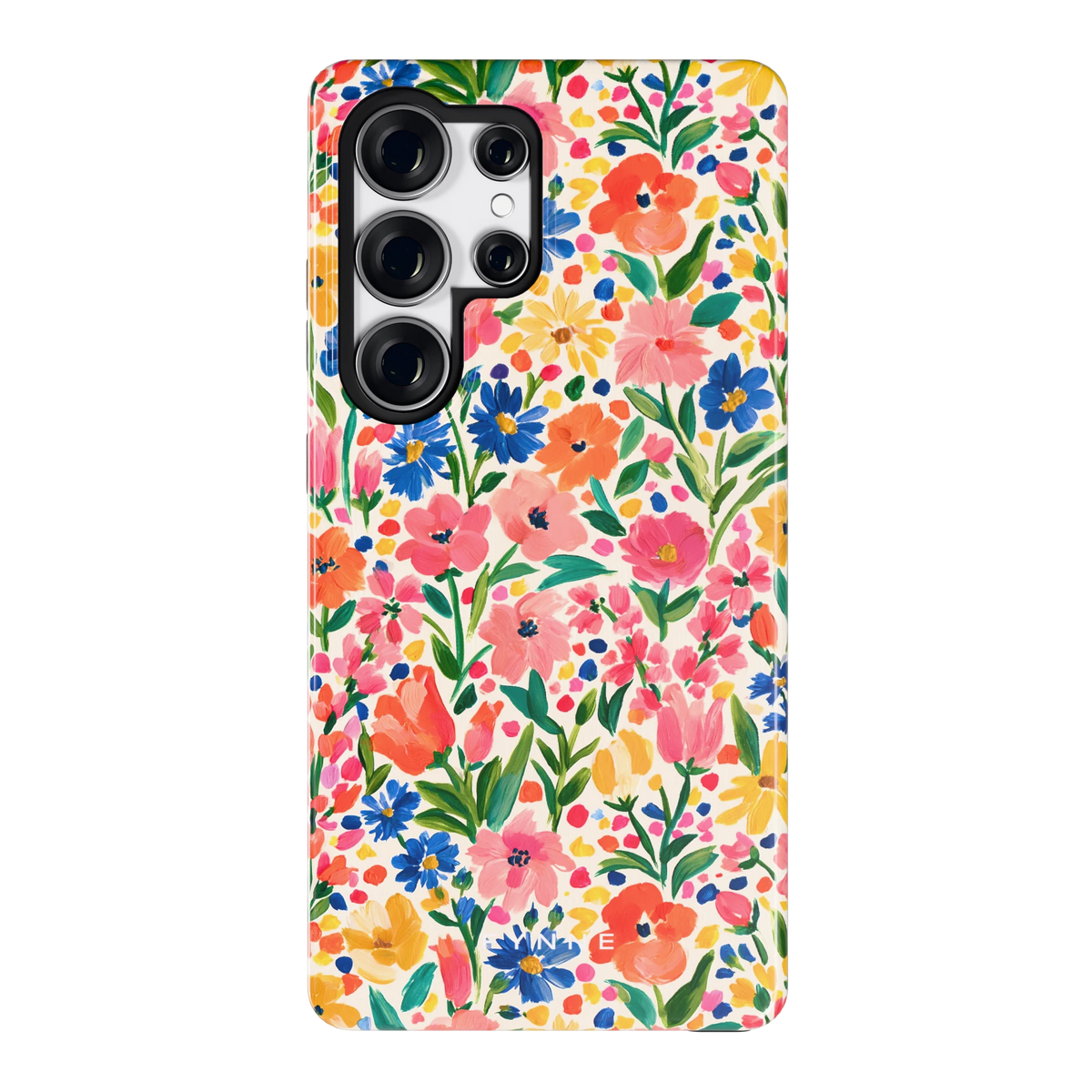 Geschilderd Bloemenveld hoesje voor Galaxy S25 Ultra, achterkant