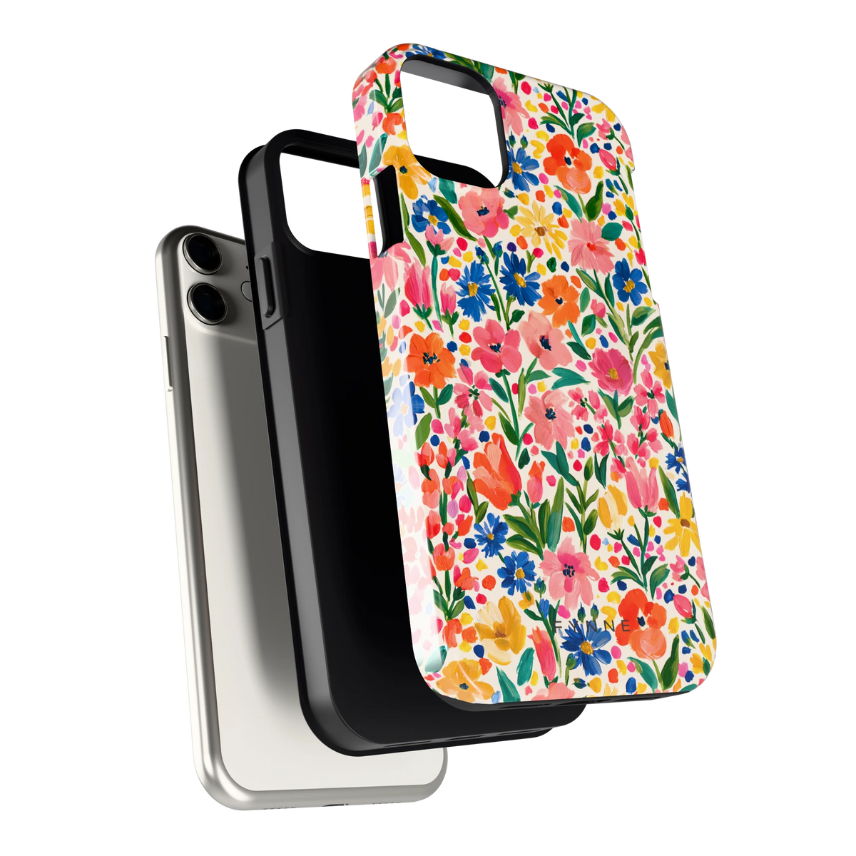 Geschilderd Bloemenveld hoesje voor iPhone 11, los van de telefoon