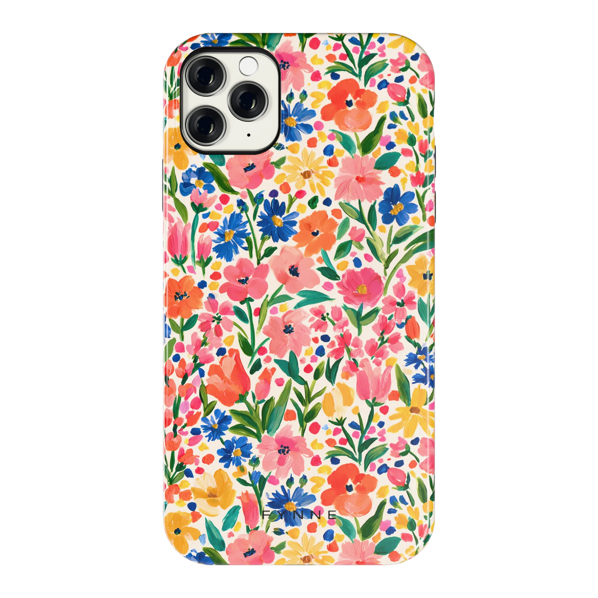 Geschilderd Bloemenveld hoesje voor iPhone 11 Pro Max, achterkant