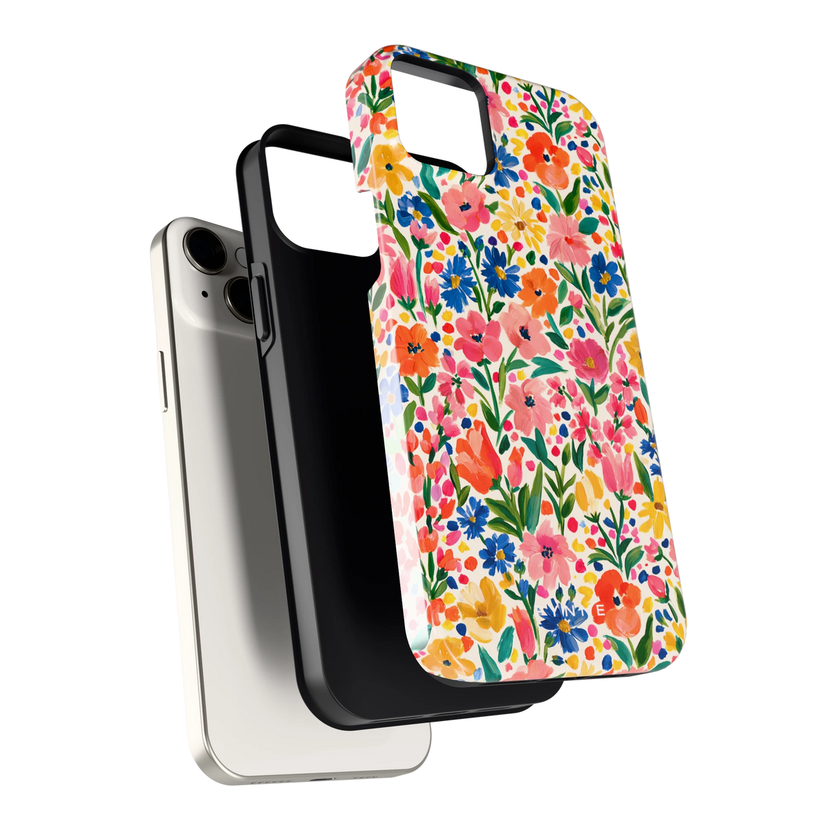 Geschilderd Bloemenveld hoesje voor iPhone 14 Plus, los van de telefoon