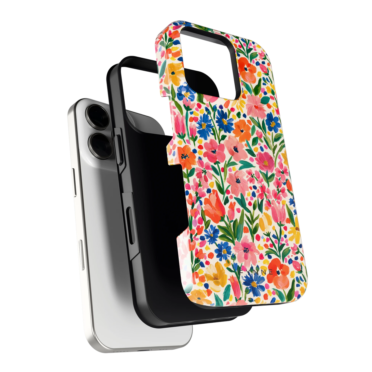 Geschilderd Bloemenveld hoesje voor iPhone 16 Pro, los van de telefoon