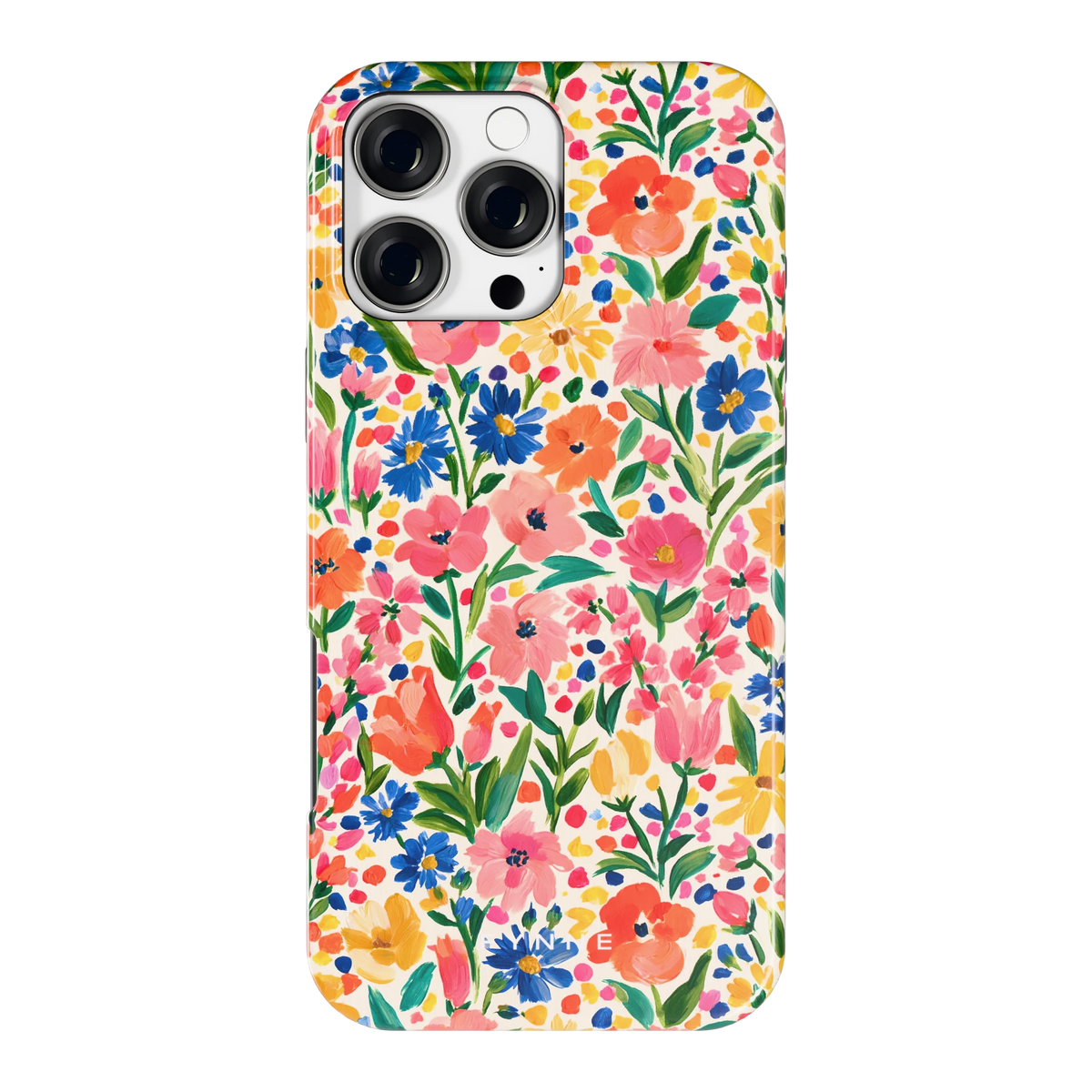 Geschilderd Bloemenveld hoesje voor iPhone 16 Pro Max, achterkant