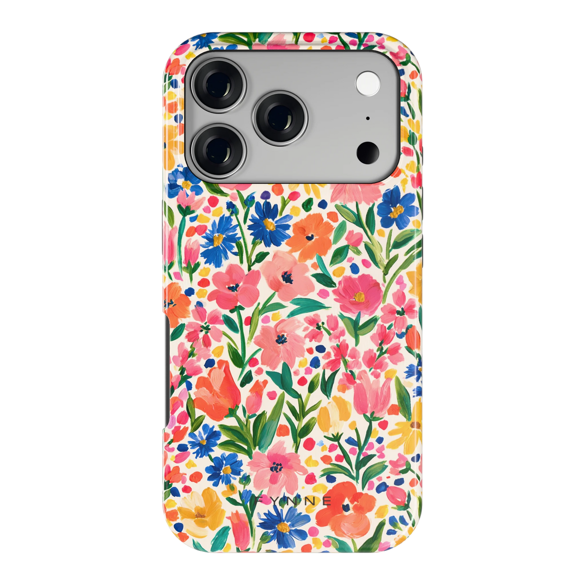 Geschilderd Bloemenveld hoesje voor iPhone 17 Pro, achterkant