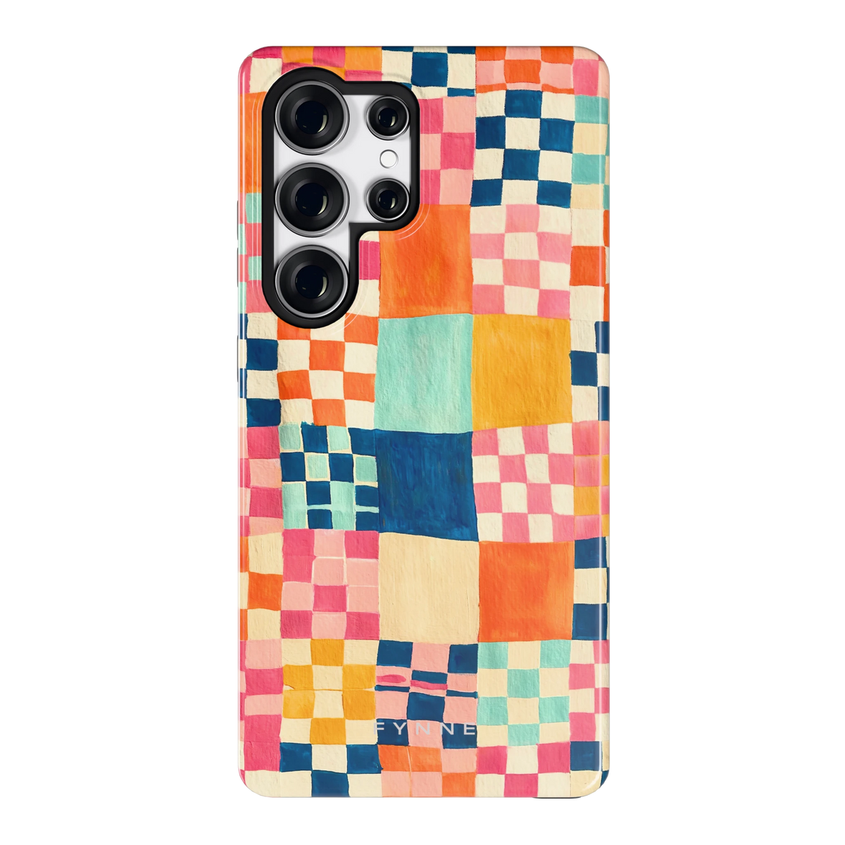Geschilderd Patchwork hoesje voor Galaxy S25 Ultra, achterkant