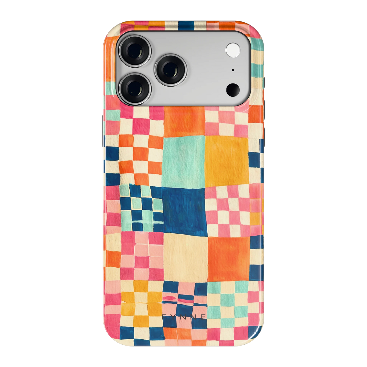 Geschilderd Patchwork hoesje voor iPhone 18 Pro Max, achterkant