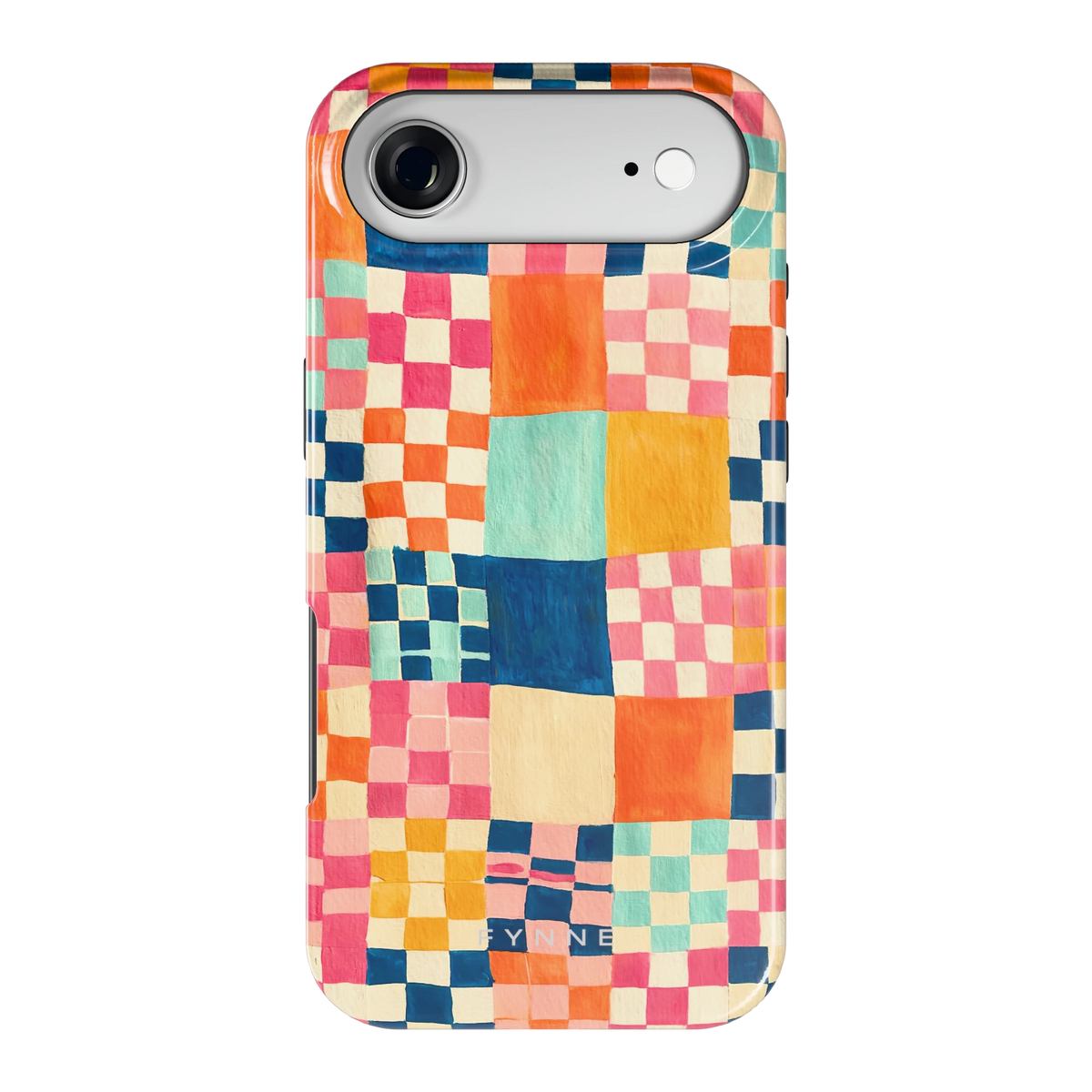 Geschilderd Patchwork hoesje voor iPhone Air, achterkant