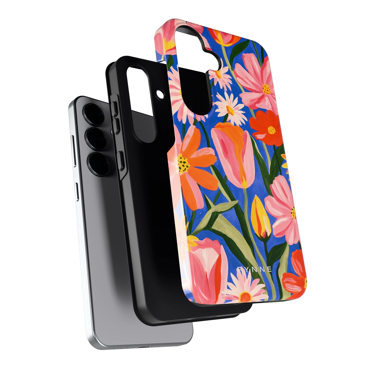 Geschilderde Tulpentuin hoesje voor Galaxy S25, los van de telefoon