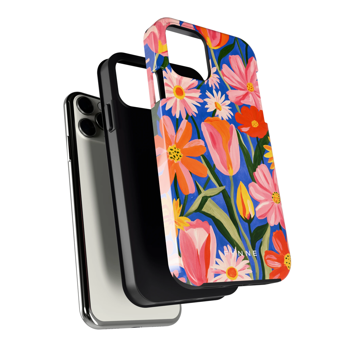 Geschilderde Tulpentuin hoesje voor iPhone 11 Pro, los van de telefoon