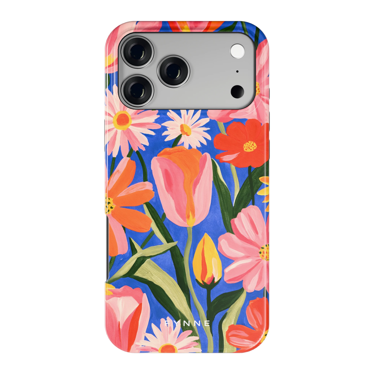 Geschilderde Tulpentuin hoesje voor iPhone 17 Pro Max, achterkant
