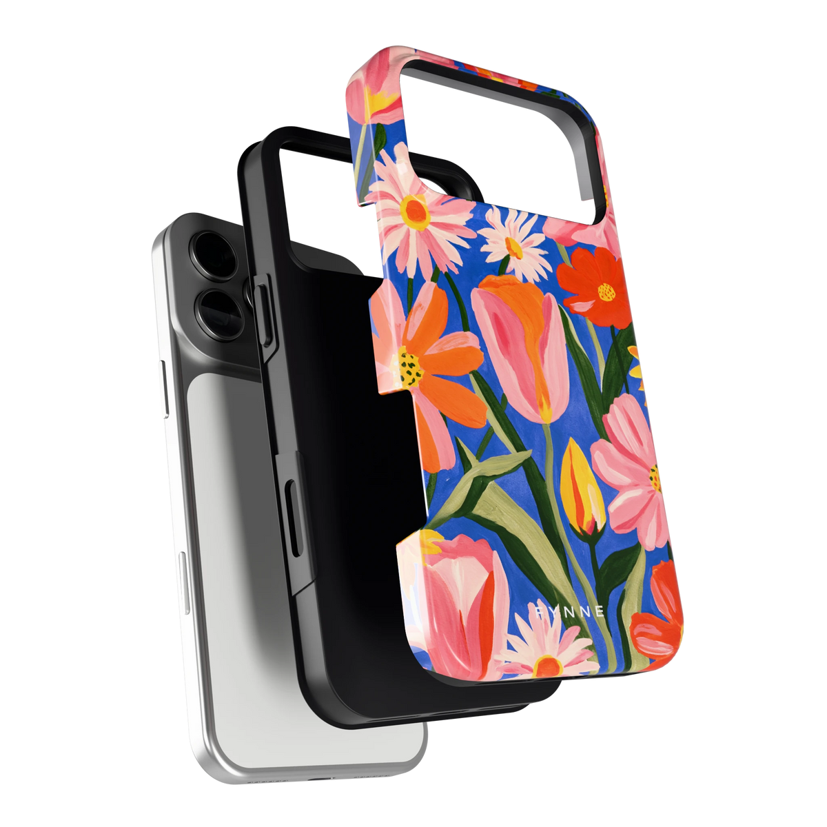 Geschilderde Tulpentuin hoesje voor iPhone 17 Pro Max, los van de telefoon