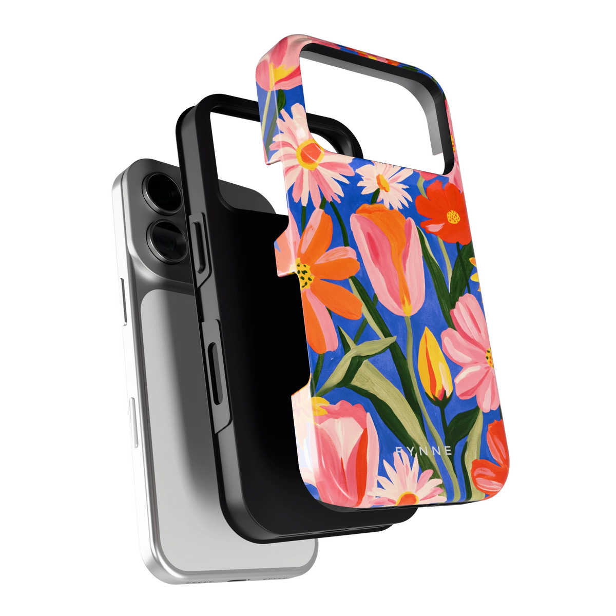 Geschilderde Tulpentuin hoesje voor iPhone 18 Pro, los van de telefoon