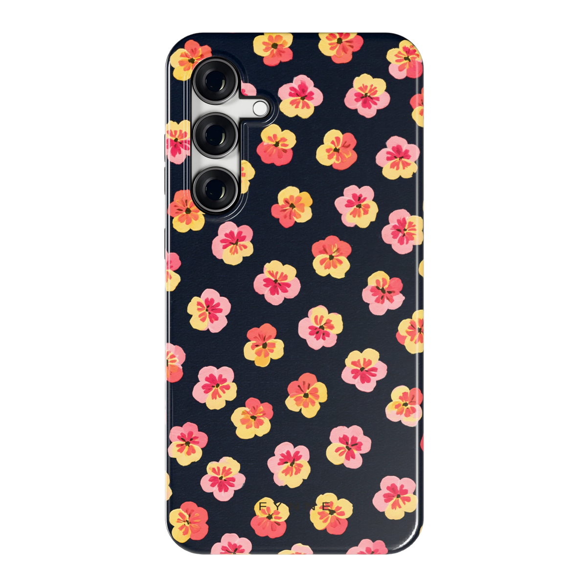 Viooltjes bij Nacht hoesje voor Galaxy S24 FE, achterkant