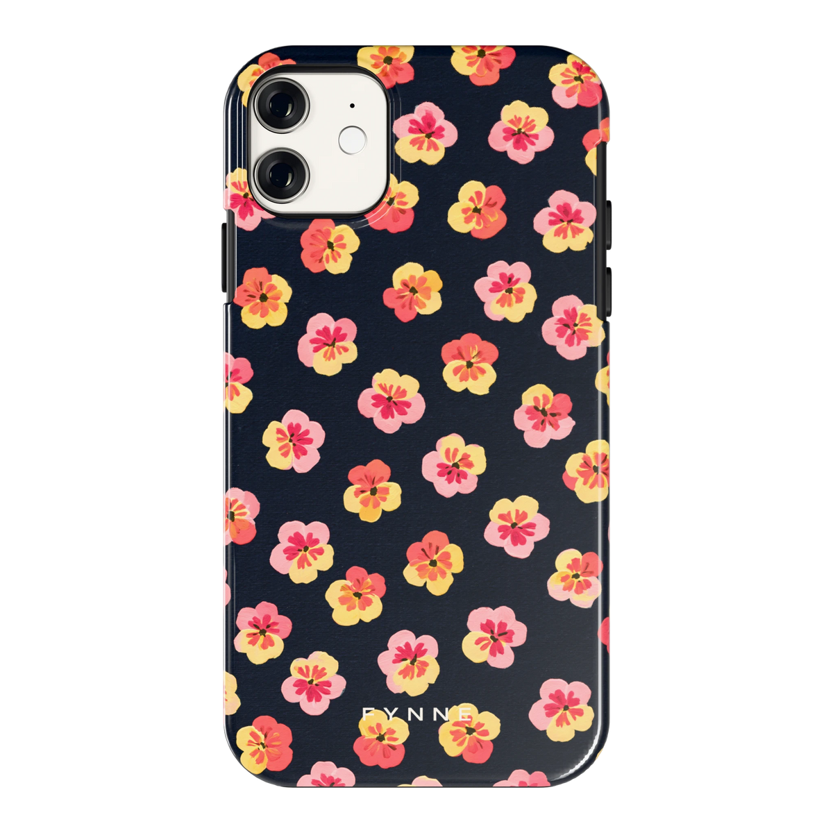 Viooltjes bij Nacht hoesje voor iPhone 11, achterkant