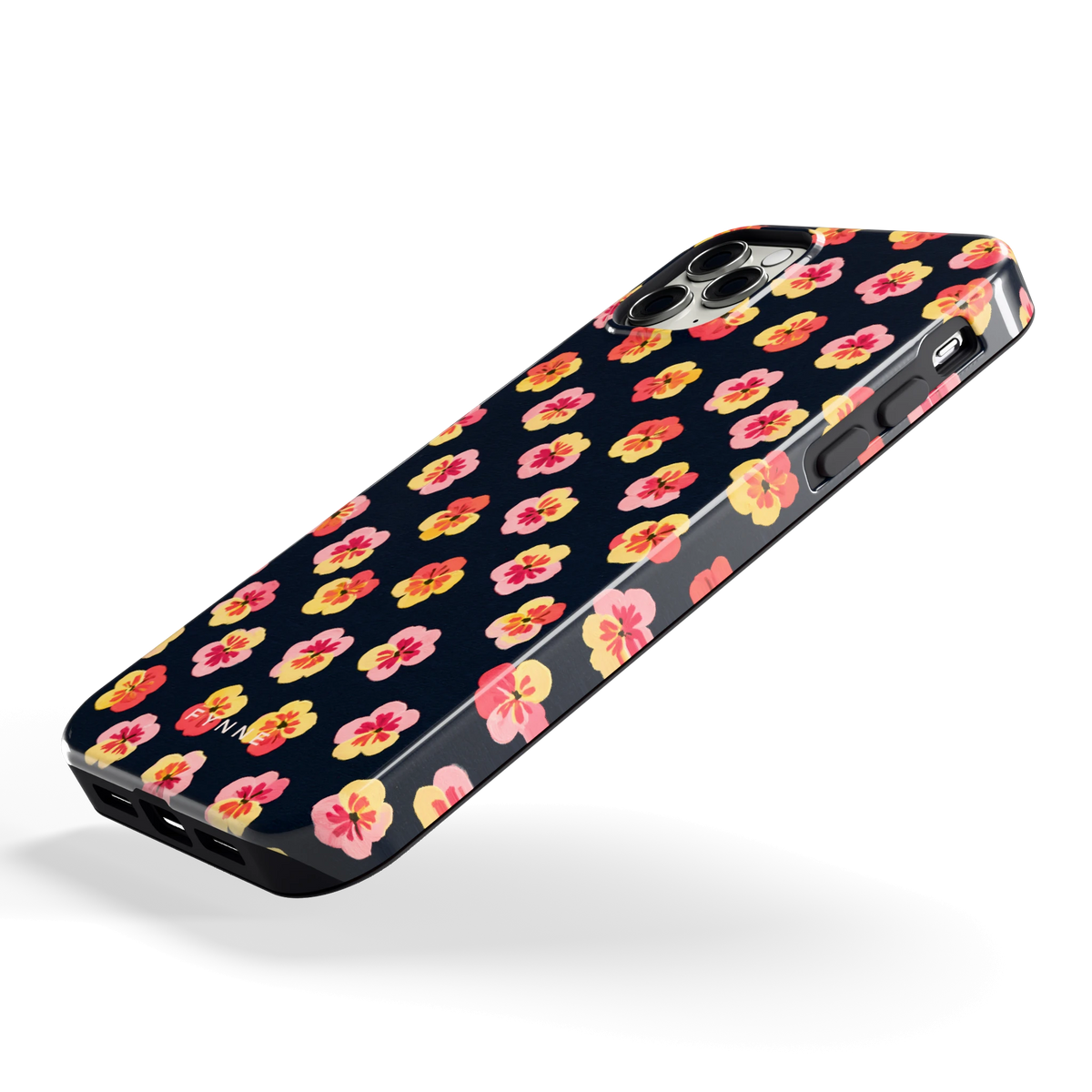 Viooltjes bij Nacht hoesje voor iPhone 11 Pro Max, schuin