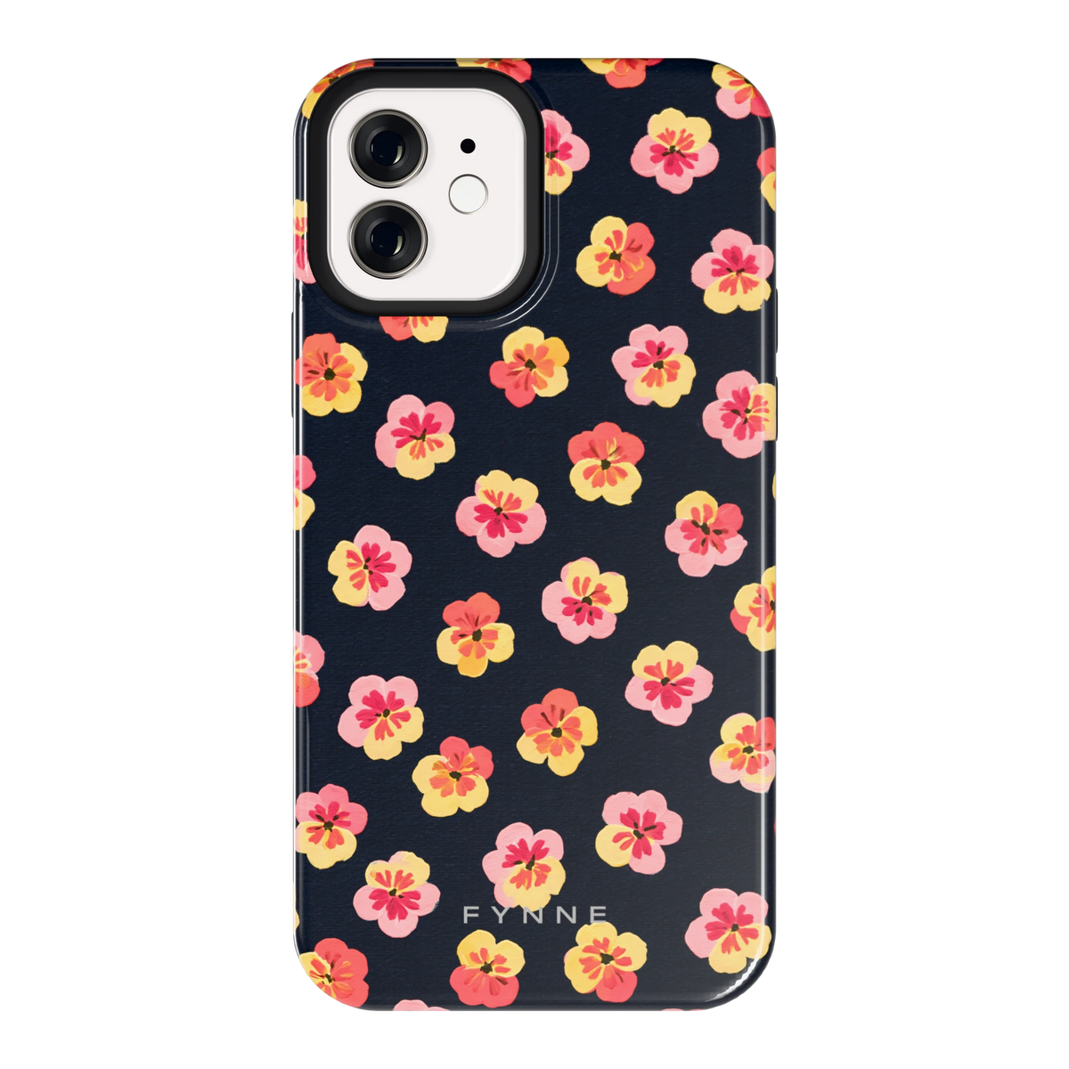 Viooltjes bij Nacht hoesje voor iPhone 12, achterkant