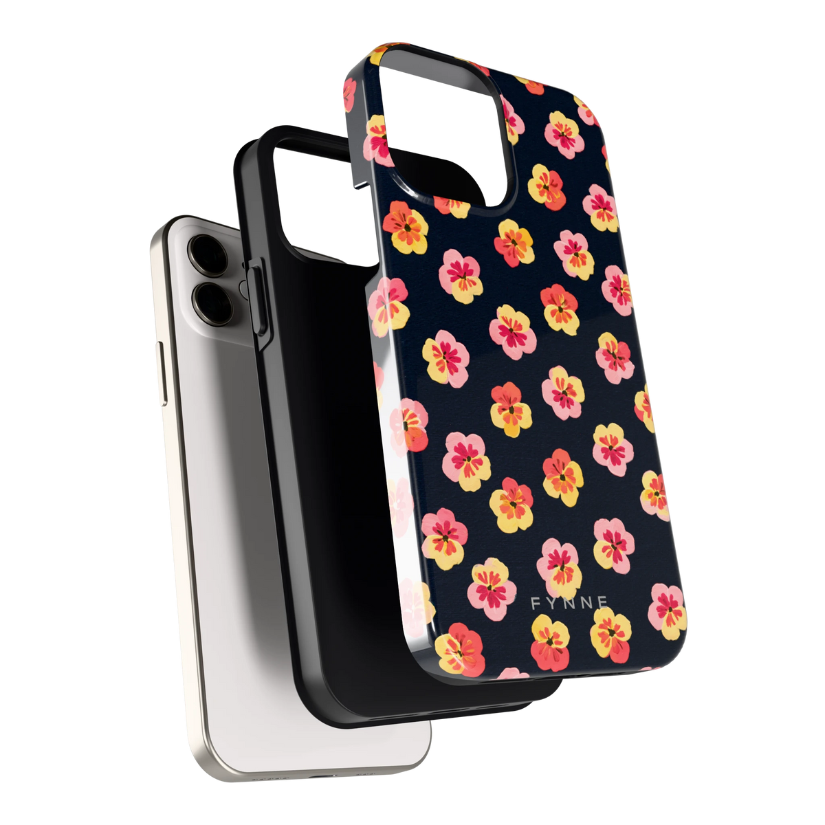 Viooltjes bij Nacht hoesje voor iPhone 12, los van de telefoon