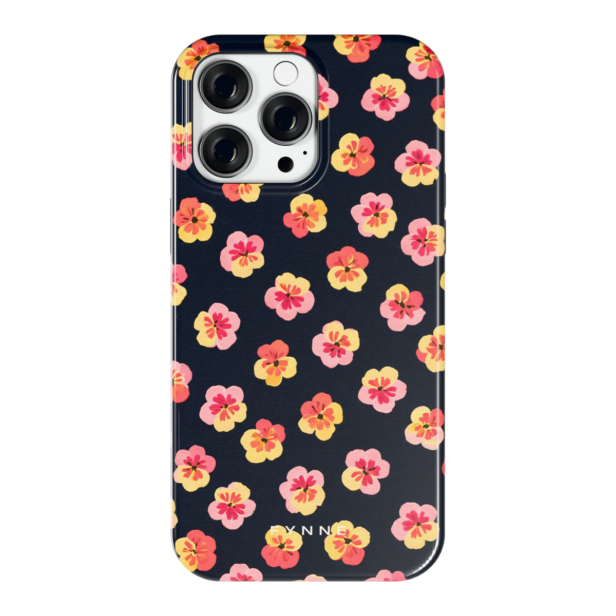 Viooltjes bij Nacht hoesje voor iPhone 14 Pro Max, achterkant