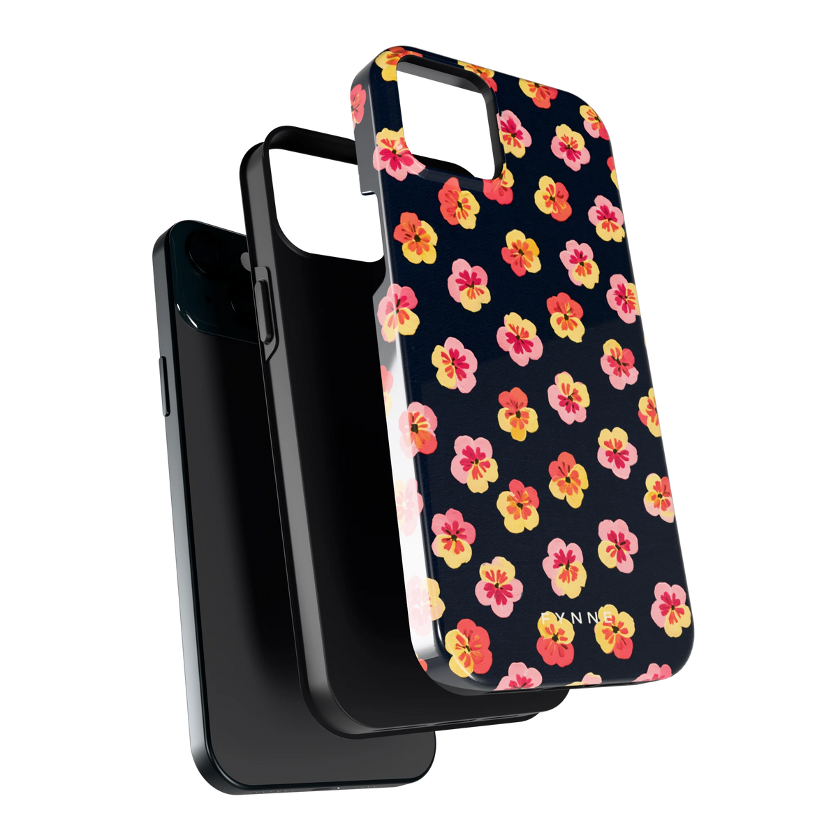 Viooltjes bij Nacht hoesje voor iPhone 15 Plus, los van de telefoon