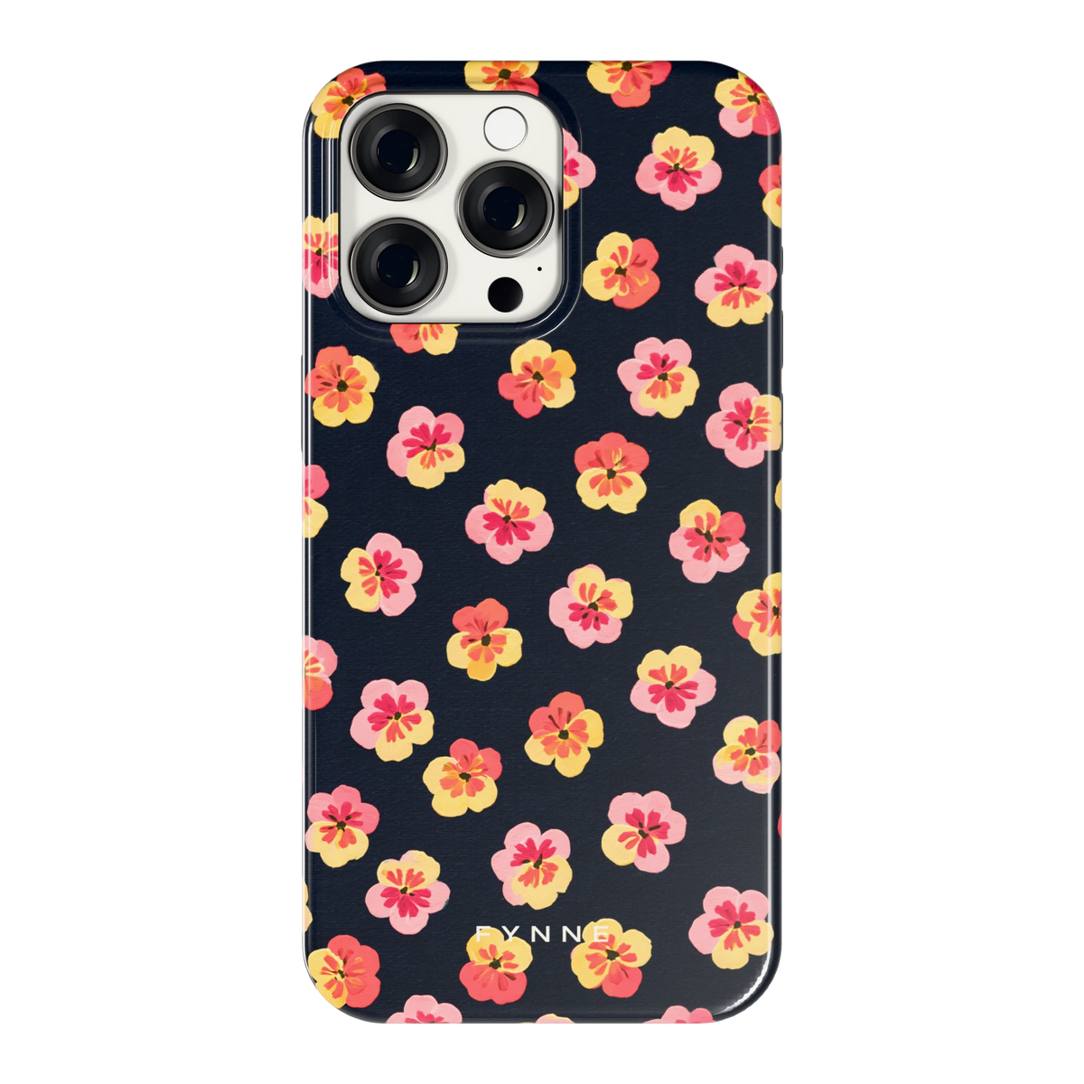 Viooltjes bij Nacht hoesje voor iPhone 15 Pro Max, achterkant