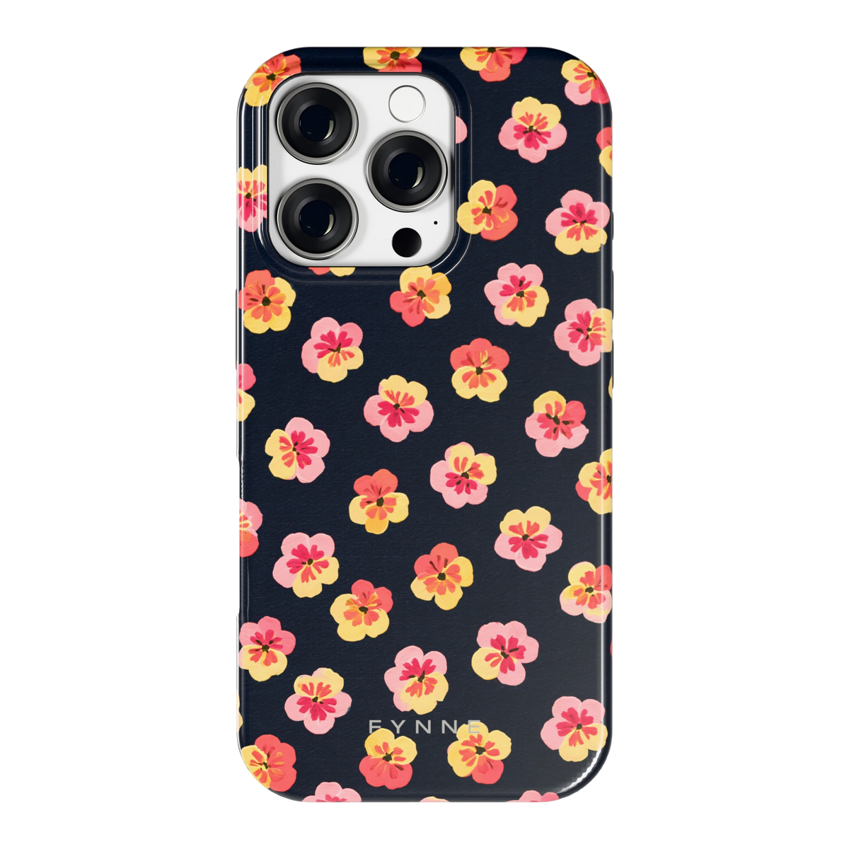 Viooltjes bij Nacht hoesje voor iPhone 16 Pro, achterkant