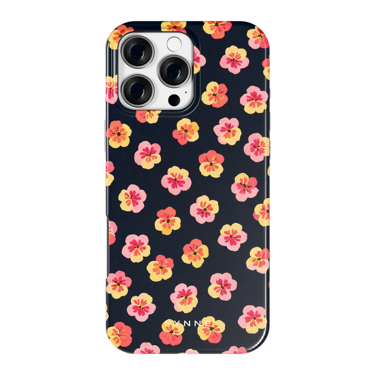 Viooltjes bij Nacht hoesje voor iPhone 16 Pro Max, achterkant