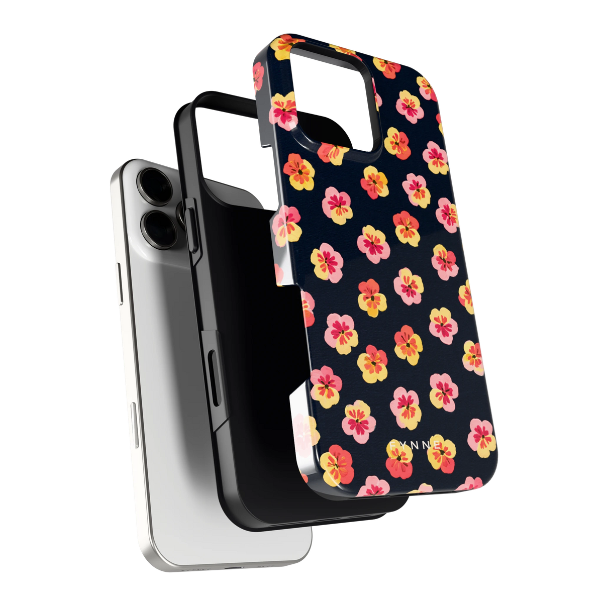 Viooltjes bij Nacht hoesje voor iPhone 16 Pro Max, los van de telefoon