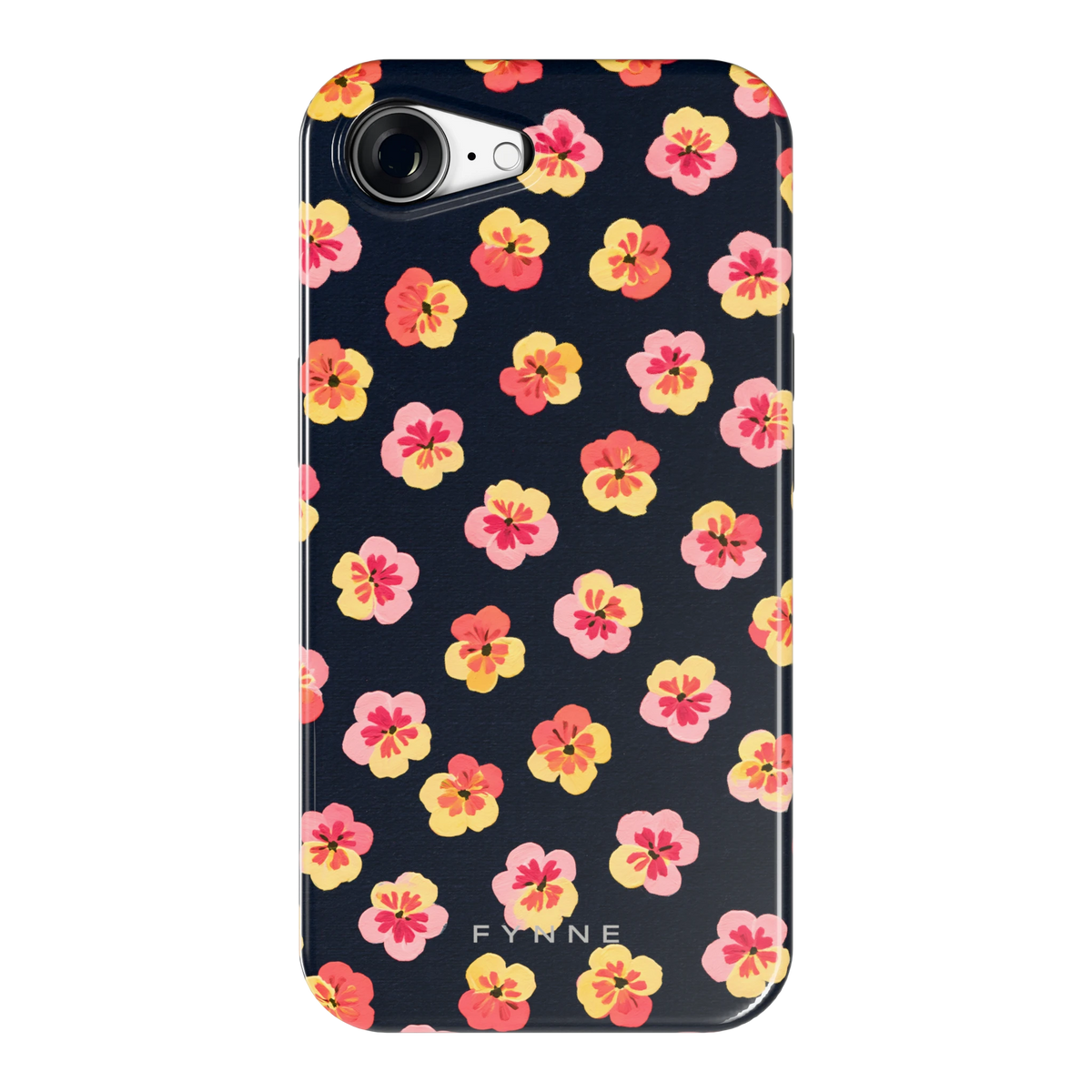 Viooltjes bij Nacht hoesje voor iPhone 16e, achterkant