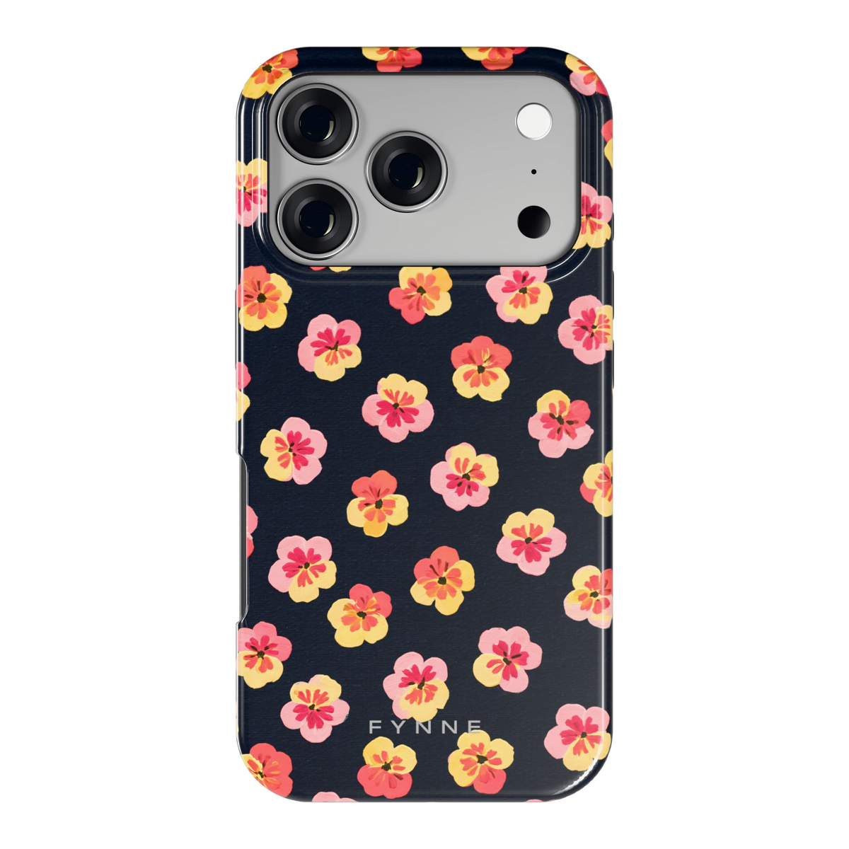 Viooltjes bij Nacht hoesje voor iPhone 17 Pro, achterkant
