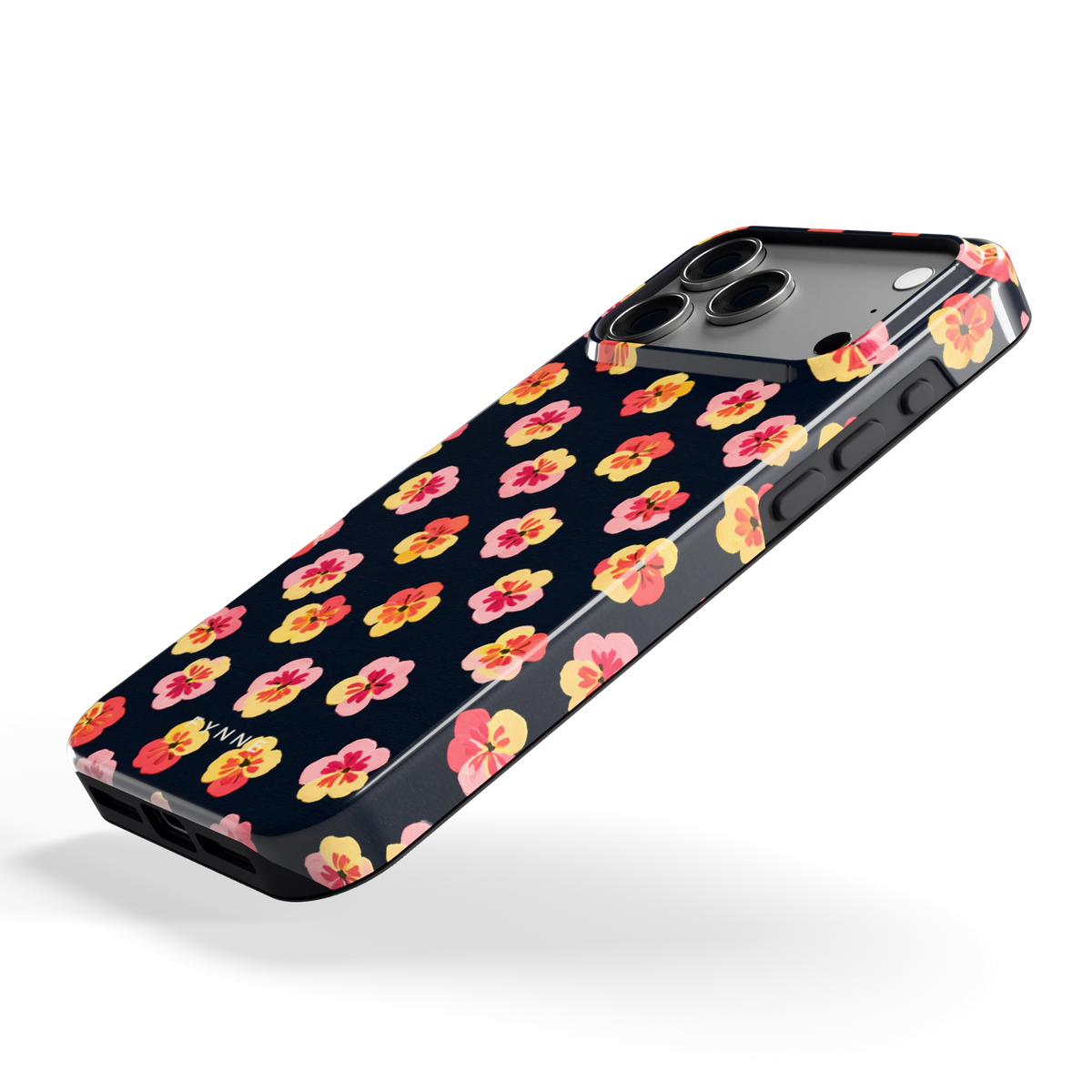 Viooltjes bij Nacht hoesje voor iPhone 17 Pro Max, schuin