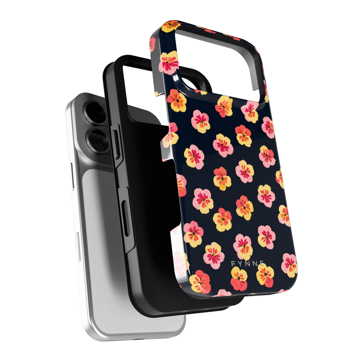 Viooltjes bij Nacht hoesje voor iPhone 18 Pro, los van de telefoon