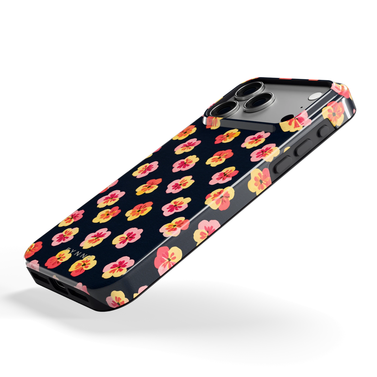 Viooltjes bij Nacht hoesje voor iPhone 18 Pro Max, schuin
