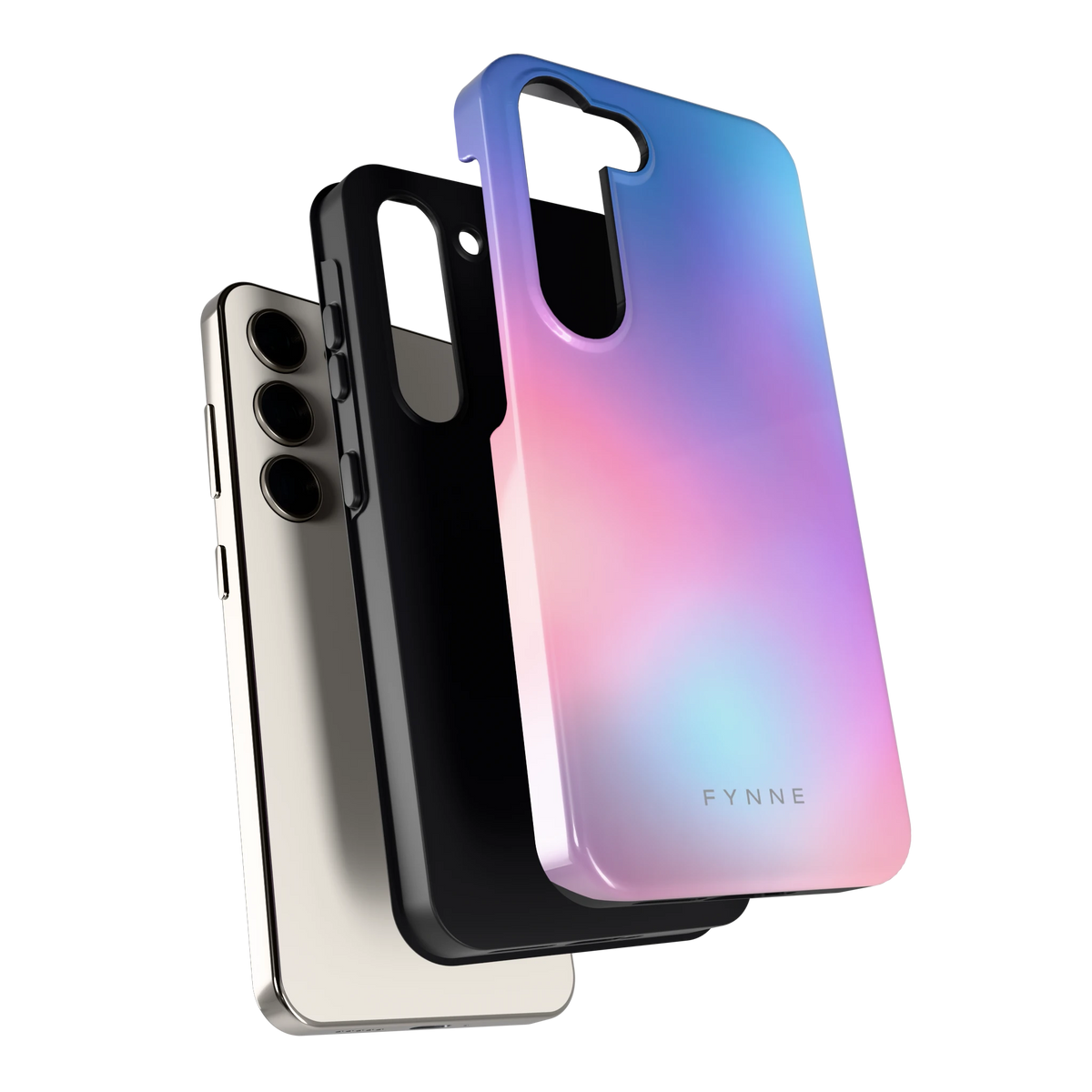 Pastelnevel hoesje voor Galaxy S23, los van de telefoon
