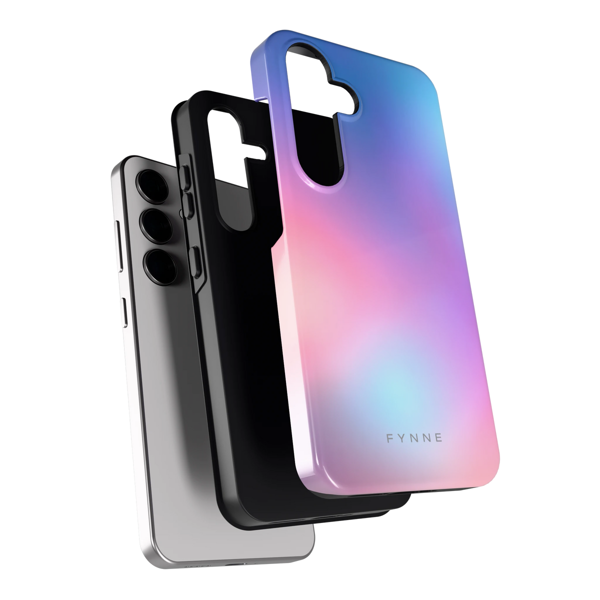 Pastelnevel hoesje voor Galaxy S24, los van de telefoon