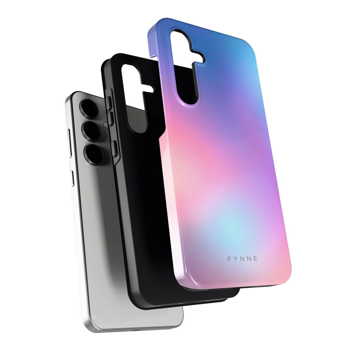Pastelnevel hoesje voor Galaxy S24 FE, los van de telefoon