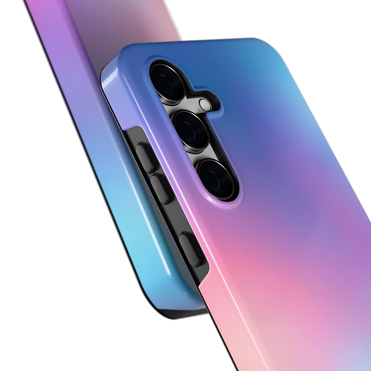 Pastelnevel hoesje voor Galaxy S24 FE, close-up