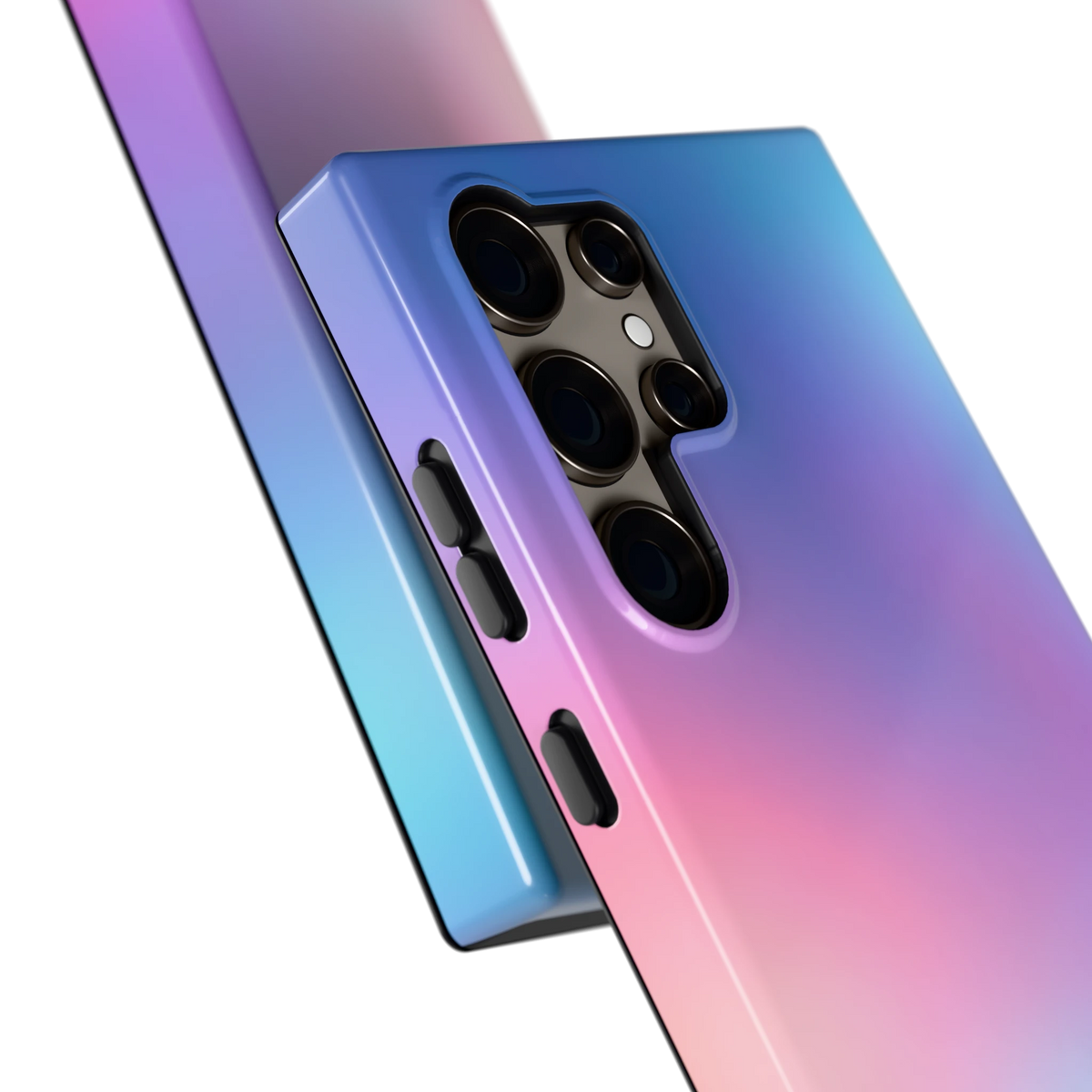 Pastelnevel hoesje voor Galaxy S24 Ultra, close-up