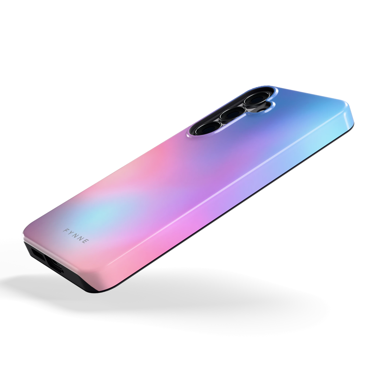 Pastelnevel hoesje voor Galaxy S25+, schuin